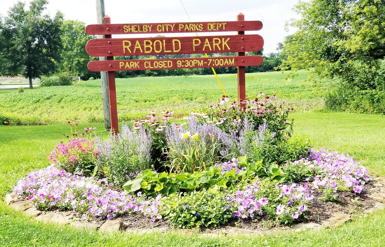 Shelby's Rabold Park displays its colors